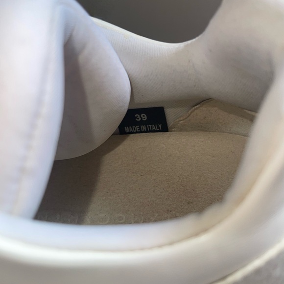 Stella McCartney White Velcro Platform Sneakers - Picture 4 of 7